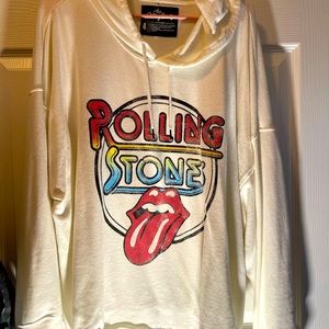 Crop Sweater Rolling Stone Hoodie
